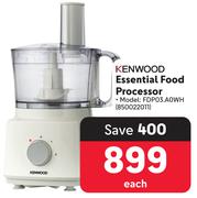 Kenwood Essential Food Processor FDP03.AOWH