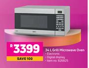 Defy 34L Grill Microwave Oven
