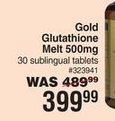 Gold Glutathione Melt-500mg