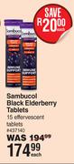 Sambucol Black Elderberry Tablets-15 Effervescent Tablets-Each