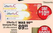 Efferflu C Immune Plus-20 Effervescent Tablets-Each