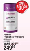 Femina Probiotics 10 Strains-60 Tablets