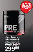 Primal High Potency Pre-Workout Assorted-510g