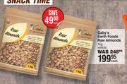 Gaby's Earth Foods Raw Almonds-1Kg Each