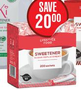 Lifestyle Food Sweetener 200 Stick Sachets