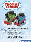 Thomas & Friends Press n Go Assorted Engines MD-HGX70-Each   