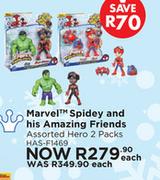 Marvel Spidey & His Amzing Friends Assorted Hero 2 Packs HAS-F1469-Each