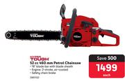 Hyper Tough 52cc 460mm Petrol Chainsaw-Each