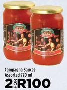Campagna Sauces Assorted-For 2 x 720ml