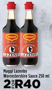 Maggi Lazenby Worcestershire Sauce-For 2 x 250ml