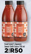 Food Lover's Squeeze Sweet Chilli Sauce-For 2 x 750ml
