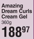 Twisted Sista Amazing Dream Curls Cream Gel-360g