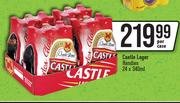 Castle Lager Handies-24 x 340ml Per Case