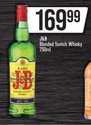 J&B Blended Scotch Whisky-750ml