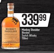 Monkey Shoulder Blended Scotch Whisky-750ml