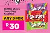 Skitties Chewy Candy Assorted-For Any 3 x 38g