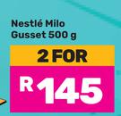 Nestle Milo Gusset-For 2 x 500g