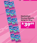 Manhattan Senties Sweets Strip 5 x 30g-Each