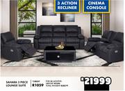 Sahara 3 Piece Lounge Suite