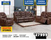 Madras 3 Piece Lounge Suite