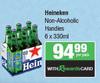 Heineken Non-Alcoholic Handies-6 x 330ml Per Pack