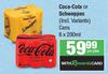 Coca-Cola Or Schweppes (Incl. Variants) Cans-6 x 200ml Per Pack