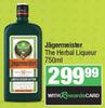 Jagermeister The Herbal Liqueur-750ml