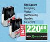 Red Square Energising Vodka (All Variants) Handies-For Any 2 x 6 x 275ml 