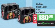 Carling Black Label Cans-For 2 x 6 x 500ml