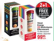 Voost Energy Or Multivitamin Effervescent 10 Effervescent Tablets Assorted-Each