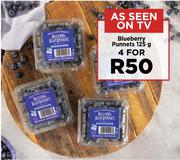 Blueberry Punnets-For 4 x 125g
