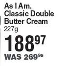 As I Am Classic Double Butter Cream-227g