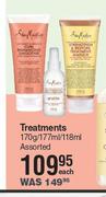 Shea Moisture Treatments Assorted-170g/177ml/118ml Each