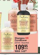 Shea Moisture Shampoo Or Conditioner Assorted-237ml Each