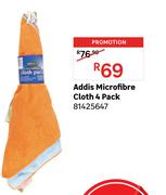 Addis Microfibre Cloth 4Pack 81425647