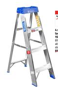 4 Step Aluminium Ladder 120cm Hight 150Kg Load 81491097