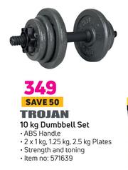 Trojan dumbbell set 2025 price