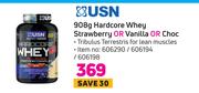 USN 908g Hardcore Whey Strawberry Or Vanilla Or Choc