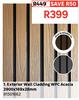 Exterior Wall Cladding WPC Acacia 2900 x 169 x 28mm 81501662