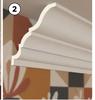 Polystyrene Cornice XPS 100 x 100 x 2000mm 4 Pack 81506208