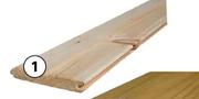 Pine Cladding Double V Joint T16mm x W90mm x L3000mm 81445563