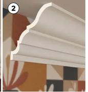 Polystyrene Cornice XPS 100 x 100 x 2000mm 4 Pack 81506208