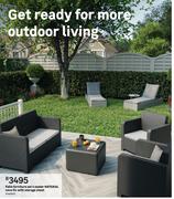 Naterial Novo Patio Furniture Set 4 Seater Fix With Storage Chest