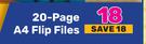 Butterfly 20-Pages A4 Flip Files 