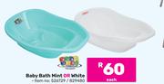 Baby Care Baby Bath Mint Or White-Each