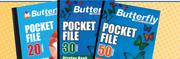 Butterfly 50-Pages A4 Flip Files 