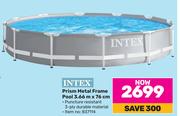 Intex Prism Metal Frame Pool 3.66m x 76cm