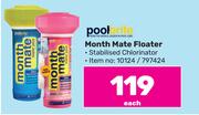 Pool Brite Month Mate Floater-Each