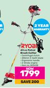 Ryobi 43cc Petrol Brush Cutter