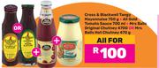 Cross & Blackwell Tangy Mayonnaise 750g + All Gold Tomato Sauce 700ml-All For